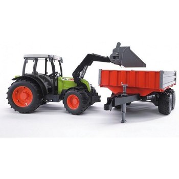 Bruder Tractor Claas en aanhanger