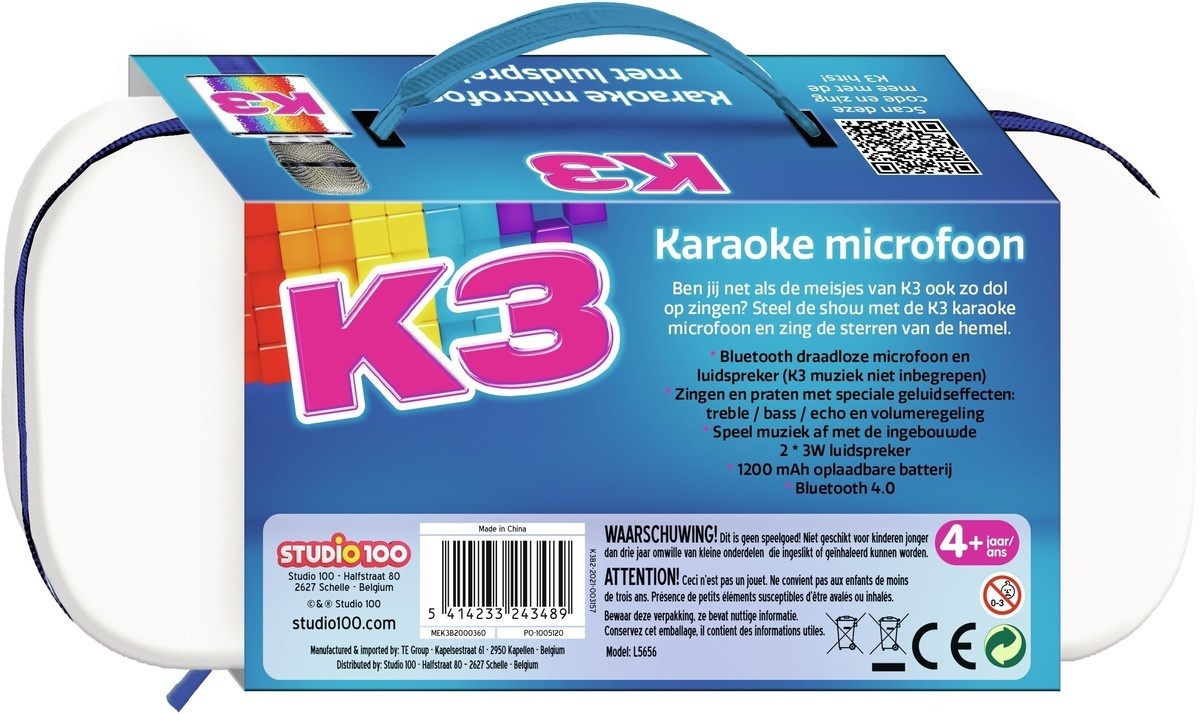 K3 - Karaoke "Regenboog" - t Klavertje Vier
