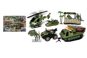 Braet Military Set + helikopter + wapens