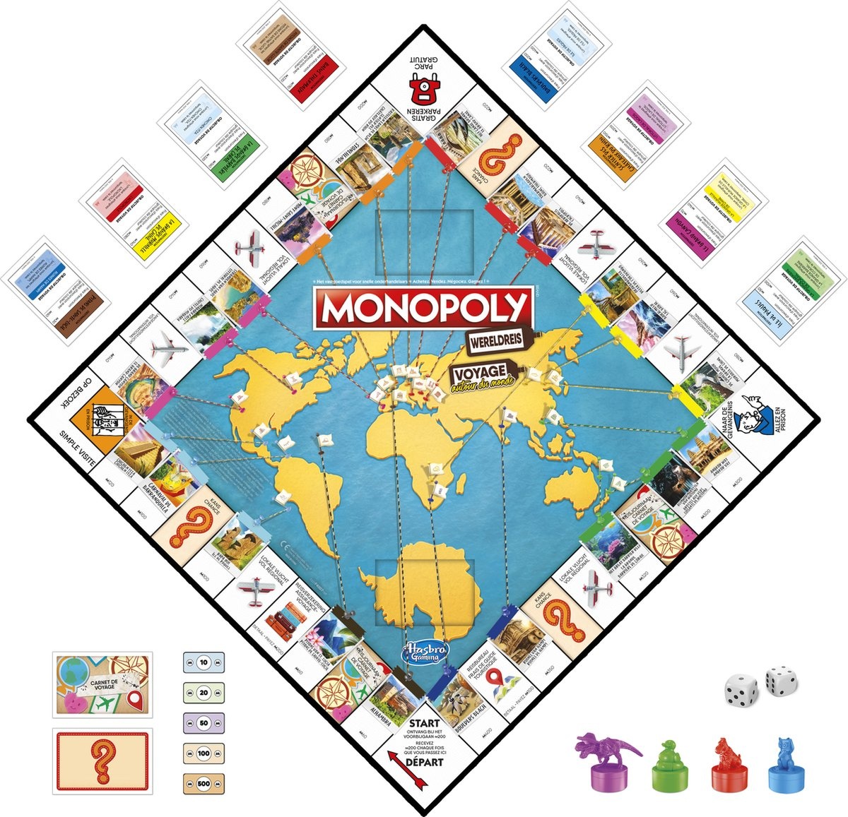 Monopoly Wereldreis T Klavertje Vier monopoly-wereldreis-t-klavertje-vier