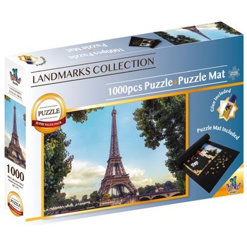 Braet Superpack puzzel (1000stuks) + lijm en mat - Eiffeltoren