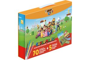 Bic BIC Kids - Super Mario coloring box 70 stuks