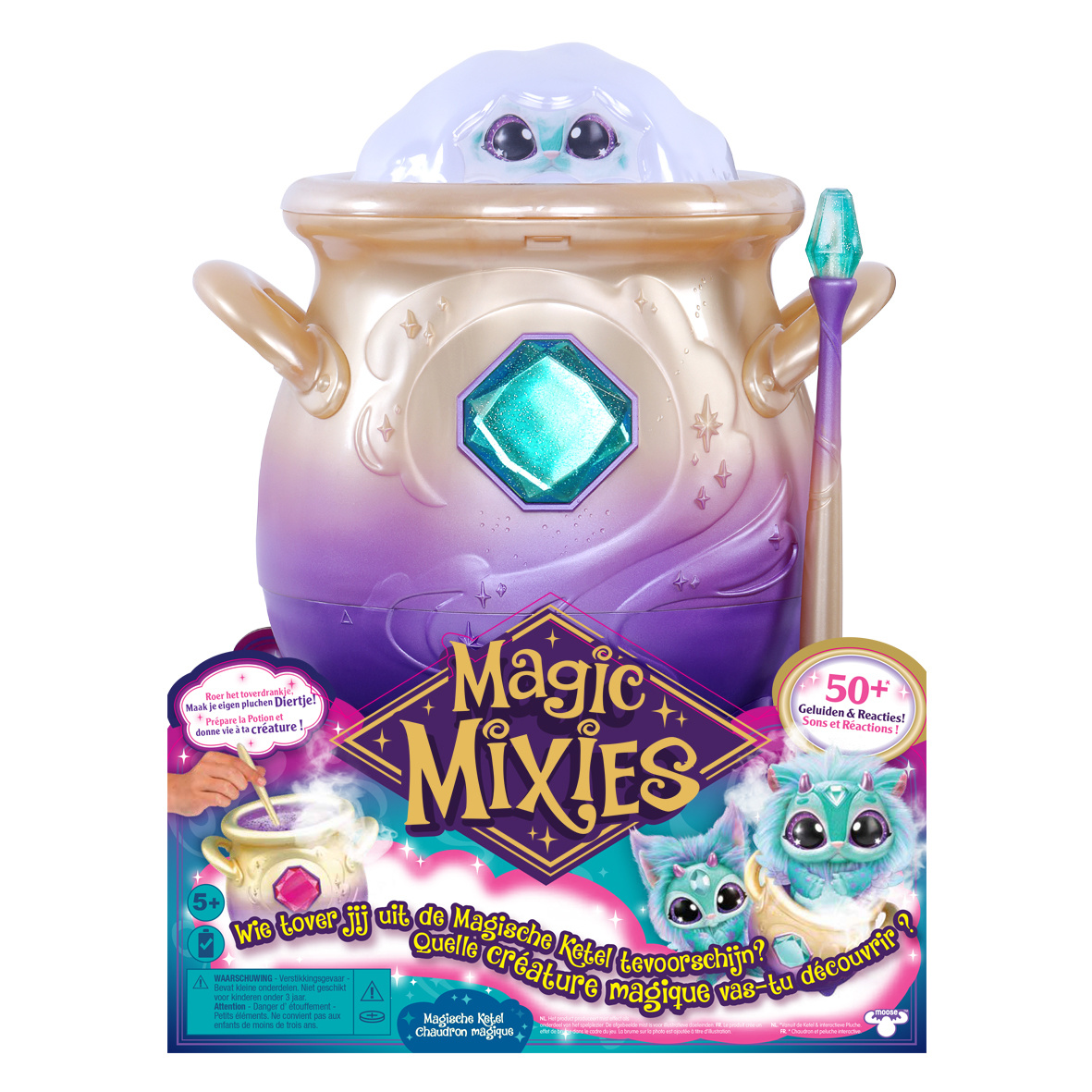 Buy Magic Mixies Magical Misting Crystal Ball with Interactive 8 inch Blue  Plush Toy and 80+ Sounds and Reactions, Small Breeds Online at  desertcartINDIA