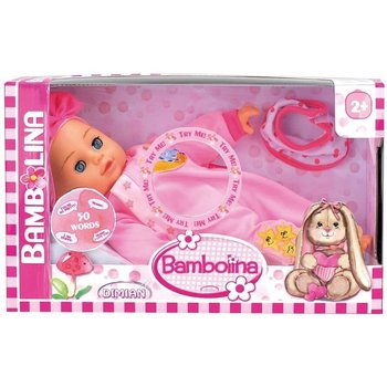 Dimian Bambolina Amore Pop baby  (34cm) met 50 woordjes