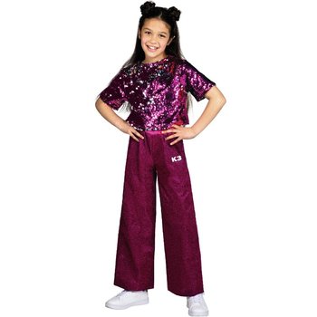 Studio 100 K3 - Verkleedpak Glitter roze (9-11jaar)