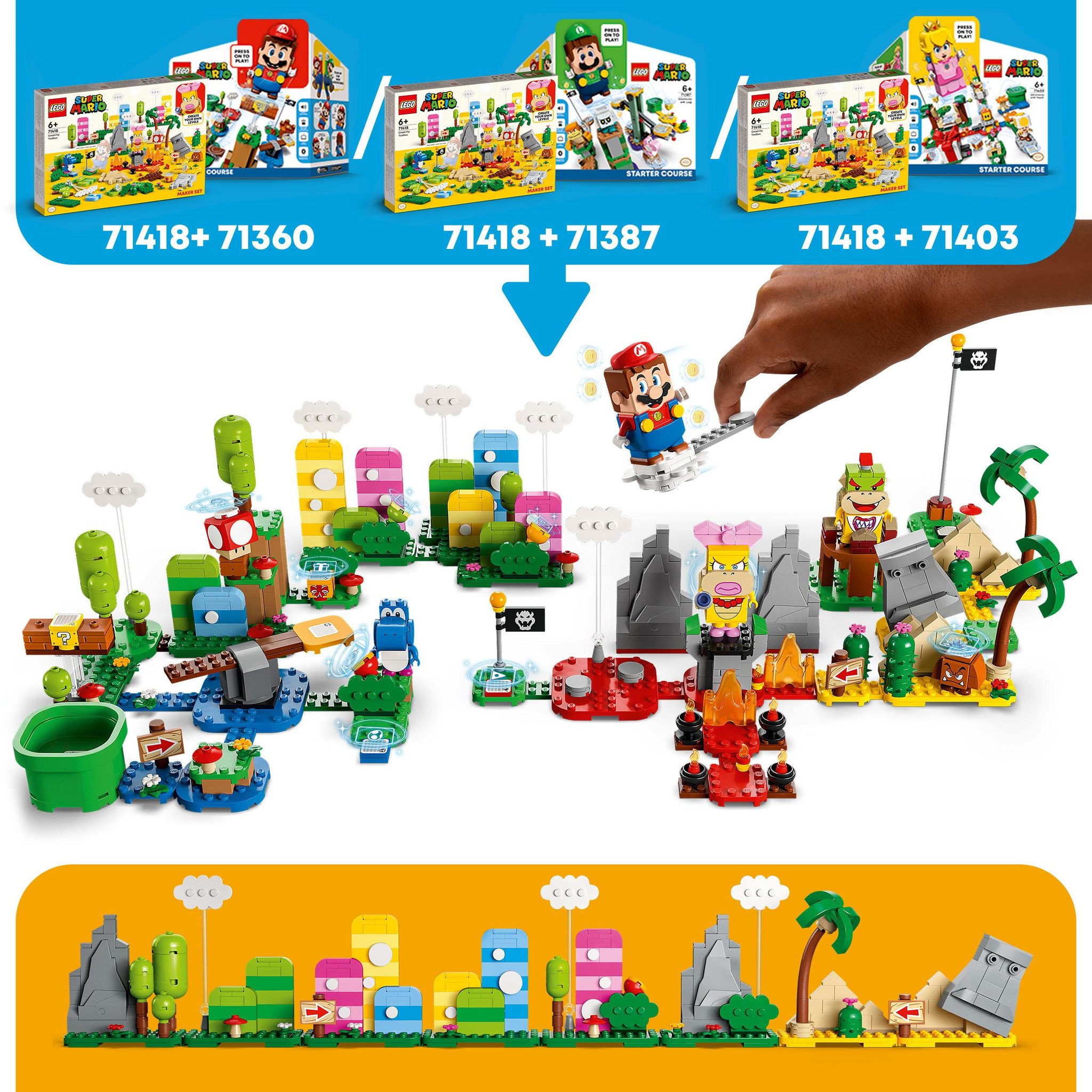 LEGO 71418 Super Mario Creatieve - Klavertje Vier
