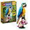 LEGO LEGO Creator 3-in-1 Exotische Papegaai - Kikker -Vis - 31136