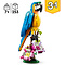 LEGO LEGO Creator 3-in-1 Exotische Papegaai - Kikker -Vis - 31136