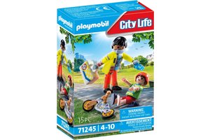 Playmobil PM City Life - Verpleegkundige met patiënt 71245