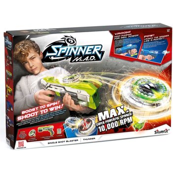 Spinner M.A.D. Single Shot Blaster - Thunder (groen)