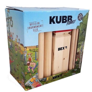 Kubb Semi Pro Rode Koning - Berkenhout