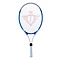 Tennisracket 25" aluminium blauw met 2 tennisballen