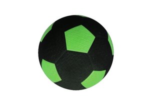 Voetbal (rubber) maat 5 - groen