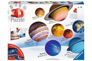Ravensburger 3D Puzzel (522stuks) - Planetensysteem