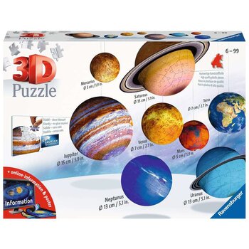 Ravensburger 3D Puzzel (522stuks) - Planetensysteem