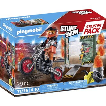 Playmobil PM Stuntshow Starterpack - Motor met vuurmuur 71256