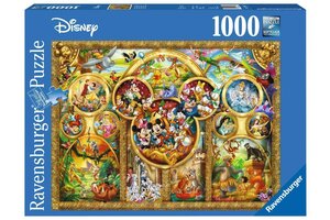 Ravensburger Puzzel (1000stuks) - Disney - Mooiste Disney thema's