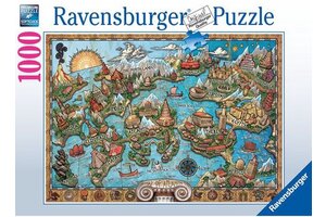 Ravensburger Puzzel (1000stuks) - Geheimzinnig Atlantis