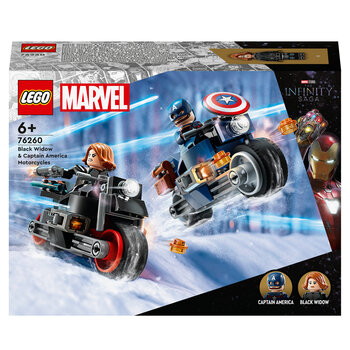 LEGO LEGO Marvel The Infinity Saga Black Widow & Captain America motoren - 76260