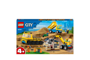 LEGO LEGO City Kiepwagen, bouwtruck en sloopkogel - 60391