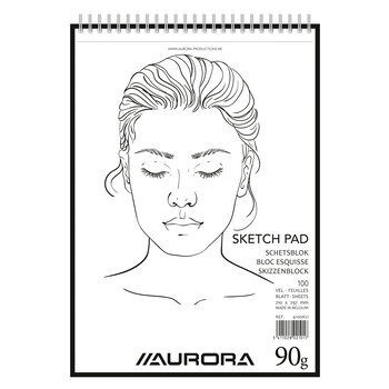 Aurora Schetsblok A4 (210x297mm) 90gr/100vel - wit