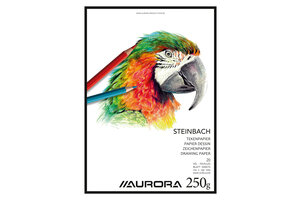 Aurora Tekenblok Steinbach A4 (210x297mm) 250gr/20vel - wit