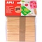 Apli Houten sticks (naturel) 115x4mm - 50stuks