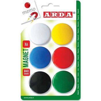 ARDA  Magneten 40mm - 6stuks