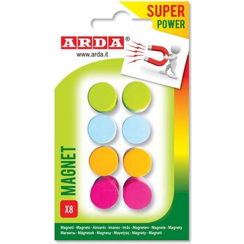 ARDA  Magneten Superpower 15mm - 8stuks