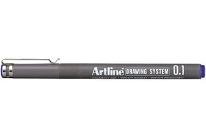 Artline Technische tekenpen lijndikte 0.1mm - blauw