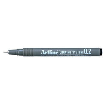 Artline  Technische tekenpen lijndikte 0.2mm - zwart