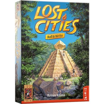 999 Games Lost Cities: Roll & Write Dobbelspel