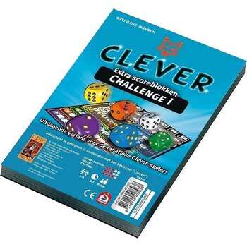 999 Games Scoreblok Clever Challenge - 2stuks