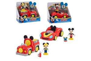 Giochi Preziosi Disney Junior Mickey Mouse - Voertuig met actiefiguur 7,5cm - 1 exemplaar