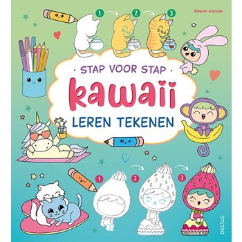 Deltas Stap voor stap Kawaii leren tekenen