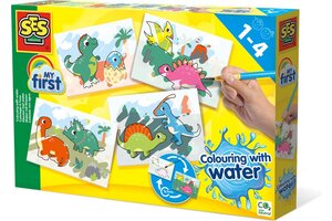 SES Creative My First - Kleuren met water - Dino’s