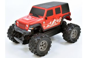 Braet R/C Jeep Wrangler Rubicon Sahara (1:22) - 1 exemplaar rood of geel