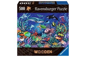 Ravensburger Puzzel (hout) 500stuks - Onder de zee