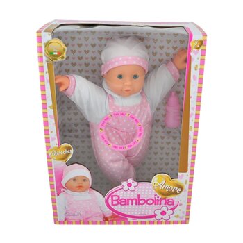 Bambolina Amore Babypop (40cm) met babygeluidjes