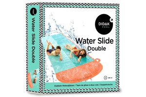 Didak Pool Waterglijbaan Dubbel (488x130cm)