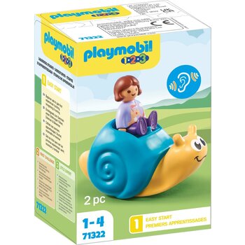 Playmobil PM 1.2.3 - Schommelende slak 71322