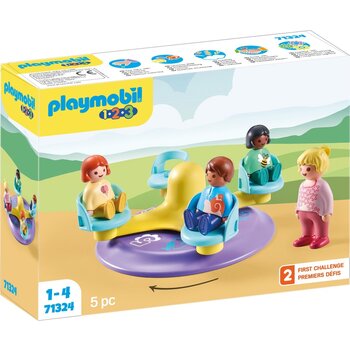 Playmobil PM 1.2.3 - Kindercarrousel 71324
