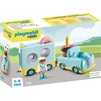 Playmobil PM 1.2.3 - Donut truck 71325