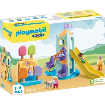 Playmobil PM 1.2.3 - Avontuurlijke speeltuin 71326