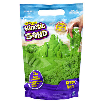 Spin Master Kinetic Sand - Colour Sand Bag (907gr) - groen