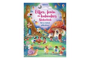 Usborne Stickerboek - Eljes, feeën en kabouters