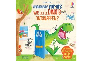 Usborne Wie liet de dino's ontsnappen? (verrassende pop-ups)