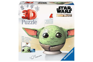 Ravensburger 3D Puzzel (77stuks) - Disney Star Wars The Mandalorian - Grogu met oren