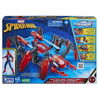 Hasbro Marvel Spider-Man - Crawl and Blast Spider Voertuig