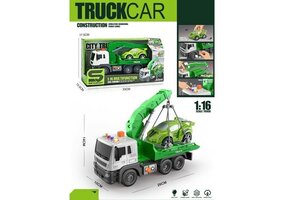 Braet City Truck Vrachtwagen met licht/geluid (1:16) - 26cm